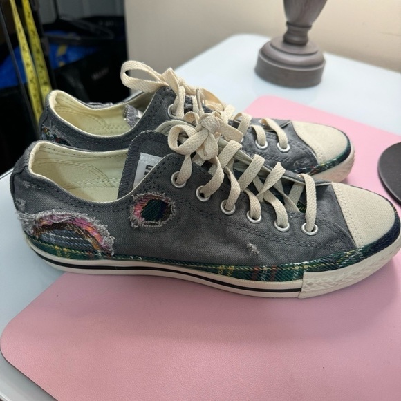 Converse Shoes - Converse vintage distressed patchwork sneakers